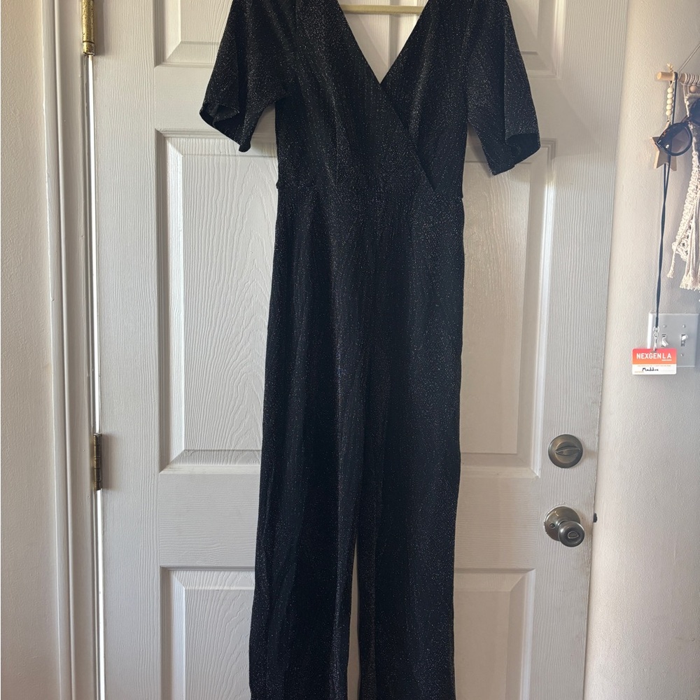 Altard State Sparkle Black Jumpsuit
